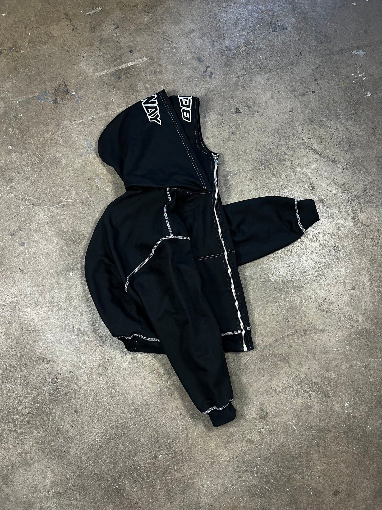 HOODIE DOUBLE CAP (FULL ZIP)