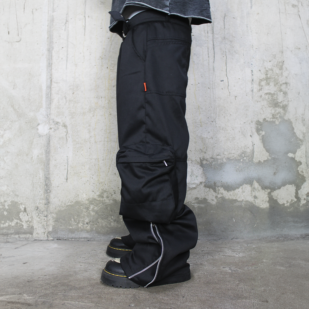 Zip Cargo Pants