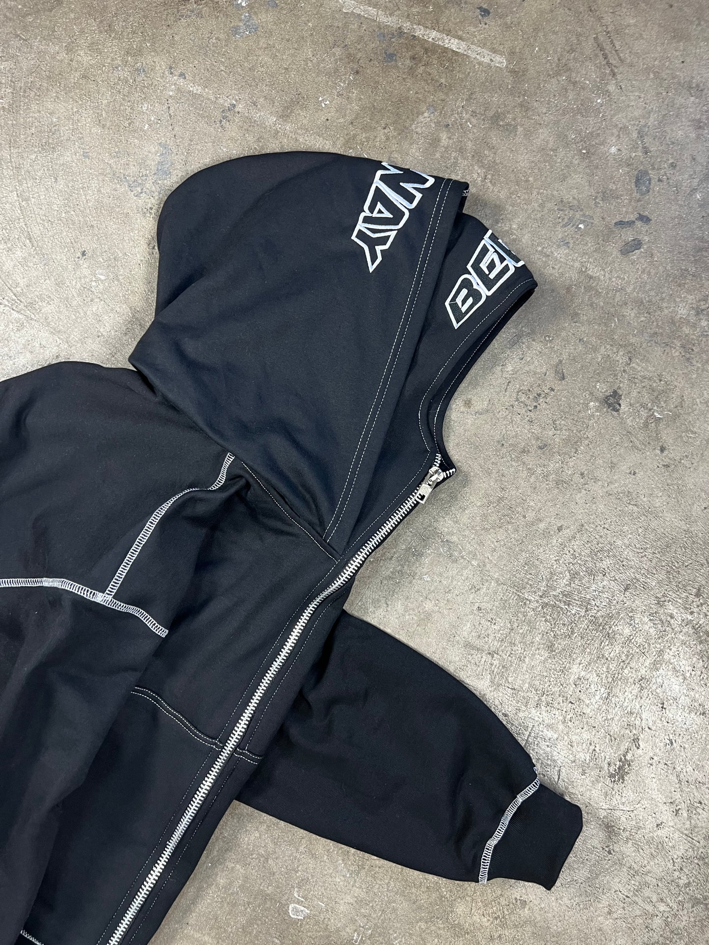 HOODIE DOUBLE CAP (FULL ZIP)