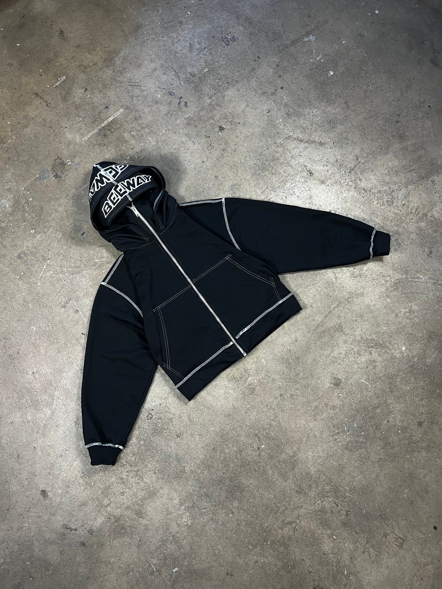 HOODIE DOUBLE CAP (FULL ZIP)