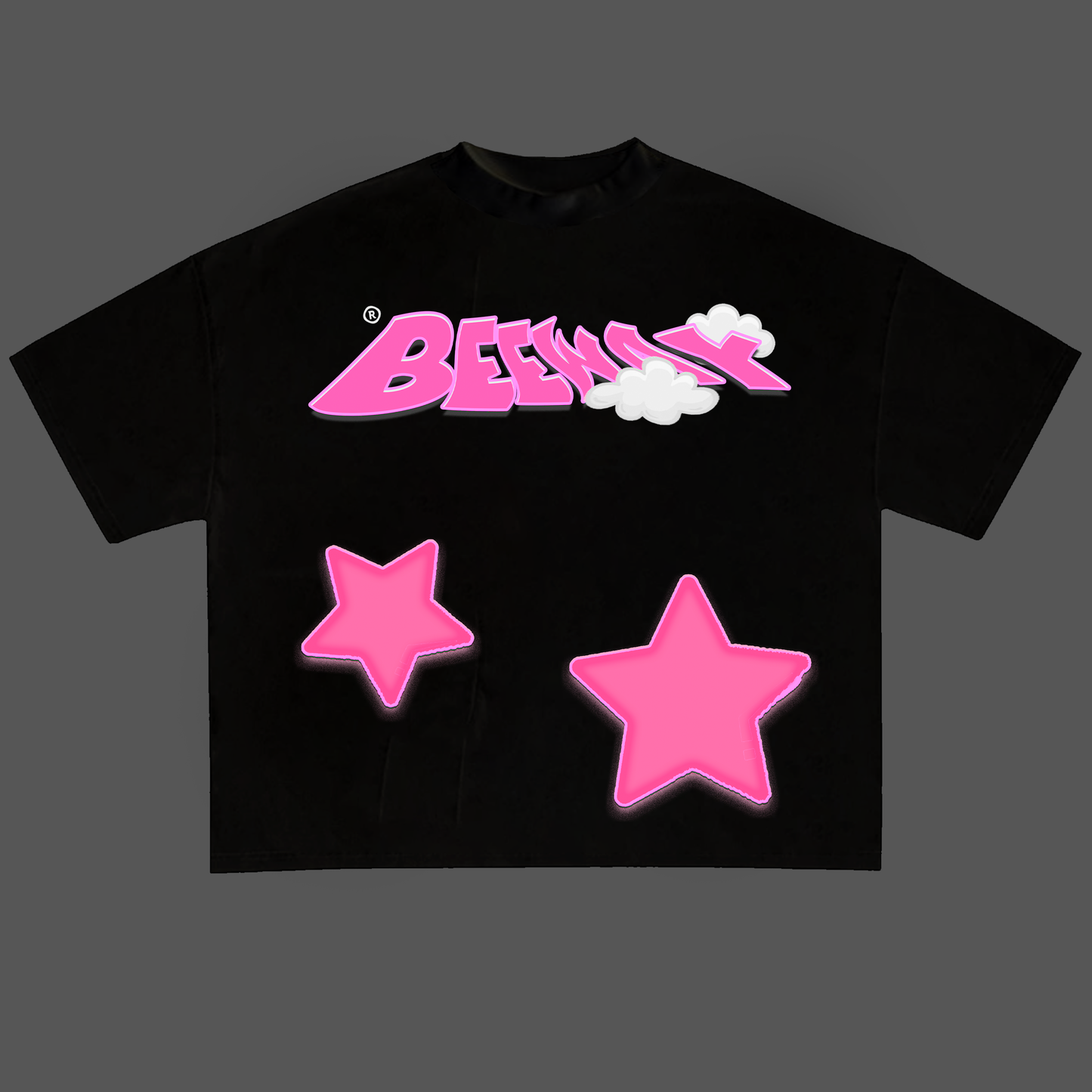 PACK 2 T-SHIRT STAR ( BLACK Y WHITE)