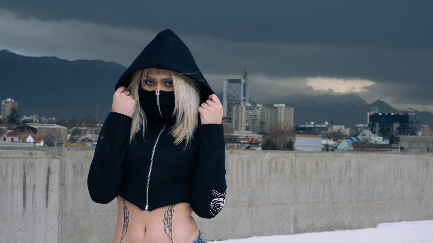 CROPPED BEEWAY BLACK