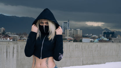 CROPPED BEEWAY BLACK