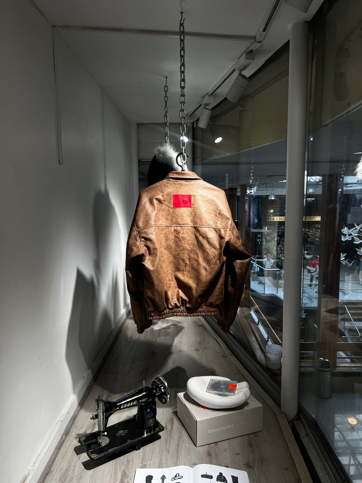 JACKET GAMUZA FIBRA ( CAFÉ ENVEJECIDO)